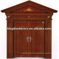 Pintura cobre Villa doble puerta de seguridad con ventana JKD-9022 de China Top 10 marca puerta